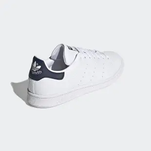 【adidas 愛迪達】休閒鞋 男鞋 女鞋 運動鞋 皮革 三葉草 STAN SMITH 白黑 FX5501