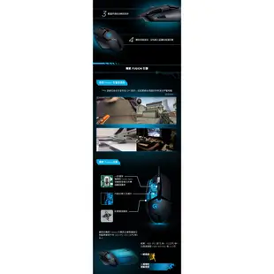 Logitech 羅技 G402 光學電競滑鼠 高速追蹤 PC PARTY