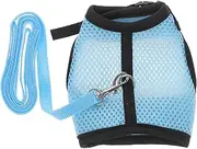 WOONEKY Rabbit Harness Leash Guinea Pig Walking Leash Hamster Pet Supplies and Comfortable Harness