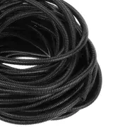 100ft 5/8 Inch Black Wire Loom Split Tubing Cord Protectors Flexible Conduit