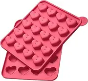 [Lurch] Germany FlexiForm Silicone Heart Shaped Cake Pops Mould of 20, Pink