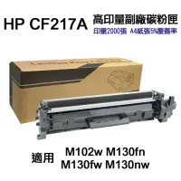 在飛比找momo購物網優惠-【Ninestar】HP CF217A 17A 高印量副廠碳