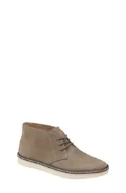 Johnston & Murphy Kids' McGuffey Chukka Boot in Gray Oiled Nubuck at Nordstrom, Size 4 M
