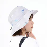 在飛比找momo購物網優惠-【Eco Loopet】鳥影追隨晴雨兩用環保遮陽帽/灰 可摺
