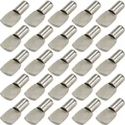 150 Packs Shelf Pins 5mm Nickel Plated Metal Shelf Support Pegs Spoon Shaped ...
