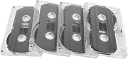 Abaodam 4pcs Blank Audio Tapes for Messages and Teaching Vintage Cassette Recording for Retro Parties Sound Quality and Ample Supply