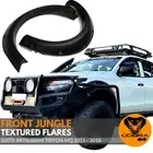 Front Jungle Fender Flares Suits Mitsubishi Triton MQ 2015 2016 2017 2018