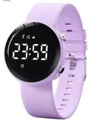 Kids Watch Activity Fitness Tracker Calories Step Counter Pedometer LightPurple