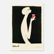 Galrie Campari Bitter 1977 Vintage Poster by Bernard Villemot - Retro Wall Art, Poster Only, 70 x 100cm (28 x 40inch)