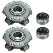 NEW Front and Rear Wheel Bearings & Hubs Kit Timken For Suzuki XL-7 RWD 02-06 (for: Suzuki)