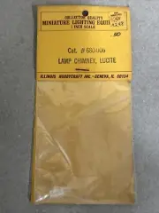 Illinois Hobby Craft Miniature Lighting Equipment Lamp Chimney, Lucite #680-006