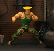 **IN STOCK** Jada Toys Street Fighter II Guile Action Figure 1:12 Scale, 6" Tall