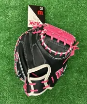 Wilson A2K 33.5" M23 Baseball Catchers Mitt Dark Navy Pink - WBW102622335