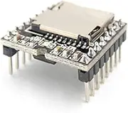 5PCS YX5200 DFPlayer Mini MP3 Player Module MP3 Voice Decode Board Supporting TF Card U-Disk IO/Serial Port/AD