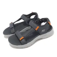 在飛比找Yahoo奇摩購物中心優惠-Skechers 涼鞋 Go Walk 6 Sandal 男