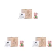 3x Splosh Luck Pocket Promise 6cm Mini Pig Poly Statue w/ Box/Card Home Decor