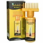 Indulekha Bringha Hair Oil Selfie Bottle 50ml For Regrow Hair (100 % Genuine)