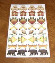 Creative Imaginations Debbie Mumm Scrapbook Sticker ~ Cabin Fever Corners