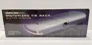 Sharper Image Motorized Tie Rack 72 Rotating Hooks Ties Scarves Belts NEW SEALED