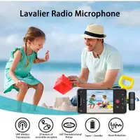 在飛比找蝦皮購物優惠-Wireless Lavalier Microphone P