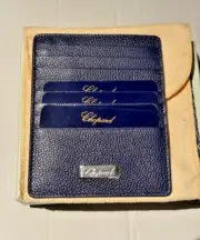 NWB CHOPARD Classic card holder Blue