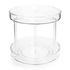 Lazy Susan Turntable 360° Rotating Cabinet Organizer Clear Spice Rack Organiz...