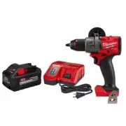 Milwaukee Hammer Drill/Driver 18V Li-Ion 1/2" Brushless Cordless W/ Starter Kit