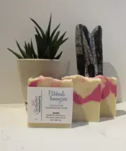 PATCHOULI LEMONGRASS - Moisturizing Handmade - Homemade Clay Bar Soap, wt. 4oz