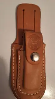 Hard To Find VISE GRIP Leather Belt Tool Sheath / Holster with Extra Knife Pouch