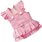 Puppy Dress - Stylish Kitten Costumes,Cute Breathable Pet Outfits for Walking Travel, Puppy Cowboy Overall Dress