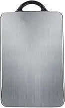 Double Sided Chopping Board - 304 Stainless Chopping Block Reversible Defrosting Board - Thicken Serving Tray, Kitchen Gadgets for Delicatessen, Vegetable