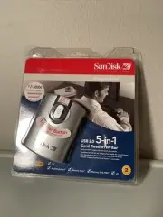 SanDisk 5 In 1 Card Reader Writer USB 2.0 2005 (box C)