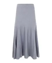 Khaite Mayu Knitted Skirt S,M Gray