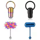 Vibrating Tongue/Belly Ring Stud Barbell Stainless Steel Body Piercing Jewel GS0