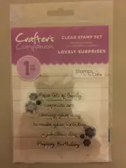 Crafter's Companion Clear Stamp - Lovely Surprises New P7
