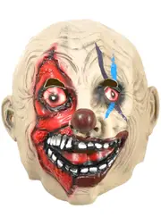Full Head Freak Show Clown Halloween Mask