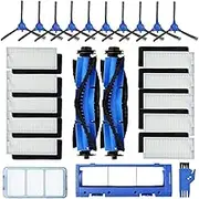 25-Pack Replacement Part Accessories for Eufy RoboVac 11S, RoboVac 15C, RoboVac 30, RoboVac 30C, RoboVac 12, RoboVac 35CPrimary/Filters, Side Brushes,Roller Brushes/Guard NOT for MAX G and L Series