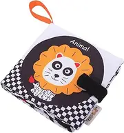 JOINPAYA Soft Baby Book Interactive Early Education Book Washable Fadeless Safe for Boys and Girls Stimulate Visual Awareness