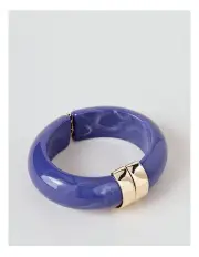 [Regatta] Hinged Bangle Bracelet in Blue