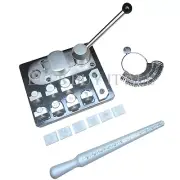 Ring Bending Tool Kit - Metal Ring Sizer - Aluminium Ring Stick Gauge