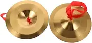 Abaodam Alloy Cymbals Hand Gong Instrument Multi-color Hand Percussion Cymbals for Boys and Girls Adults Party Performance