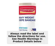Elastoplast Heavy Weight Crepe Bandage Unstretched 10cm x 2.3m Roll