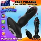 Vibrating Anal Vibrator Butt Plug Dildo Remote Control Prostate Massager Sex Toy