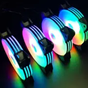 COOLMOON Computer Case PC Cooling Fan 4Pin Multi-Layer Color aRGB 120mm Quiet