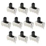 Horizontal Slide Switch DP3T 2P3T 8 Pin Terminals 3 Position PCB Panel 20Pcs