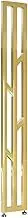 YUGXTH Room Divider Column, Floor to Ceiling Wall Post Partitions, Metal Room Separation Deviders Post Column, Floor to Ceiling Privacy Screens Columnar, Hollow Decor Column(Gold,150cm/59in)