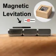 Pyrolytic Graphite Magnetic Levitation WoodBox SET, Diamagnetic Science Desktoy