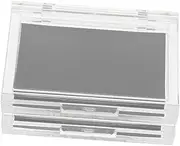 VICASKY Sturdy and Easy-clean Magnetic Makeup Palette 2pcs Empty Palette for Eyeshadow Lipstick Blush Powder Storage