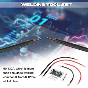 KKmoon 12V點焊板套裝18650電池點焊機PCB電路板適用0.1mm-0.12mm鎳片