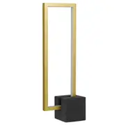 Modric Modern Table Desk Lamp Light Concrete Aluminium Black Gold Anodised